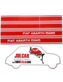 Kit adesivi laterali Abarth 595 Fiat 500