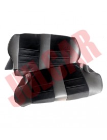 Fodere sedili posteriori NERE in pelle e velluto modello Fusina Fiat 500 F/L