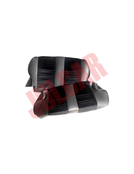 Fodere sedili posteriori in pelle e velluto modello Fusina Fiat 500