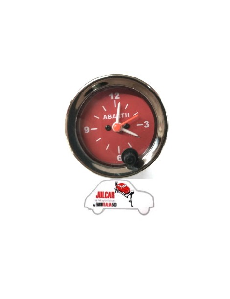 Strumento orologio rosso Abarth Ø 52 mm  Fiat 500