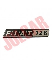 Fregio posteriore in plastica Fiat 126 misure 17.5X3 cm