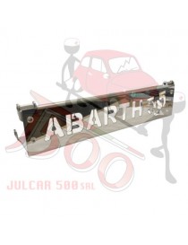 Alzacofano posteriore in acciaio INOX Fiat ABARTH 595 con staffe regolabili